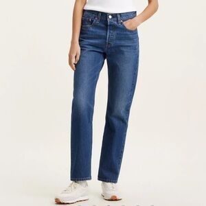 Levi’s 501 Jeans Original Fit Worn In Dark Indigo